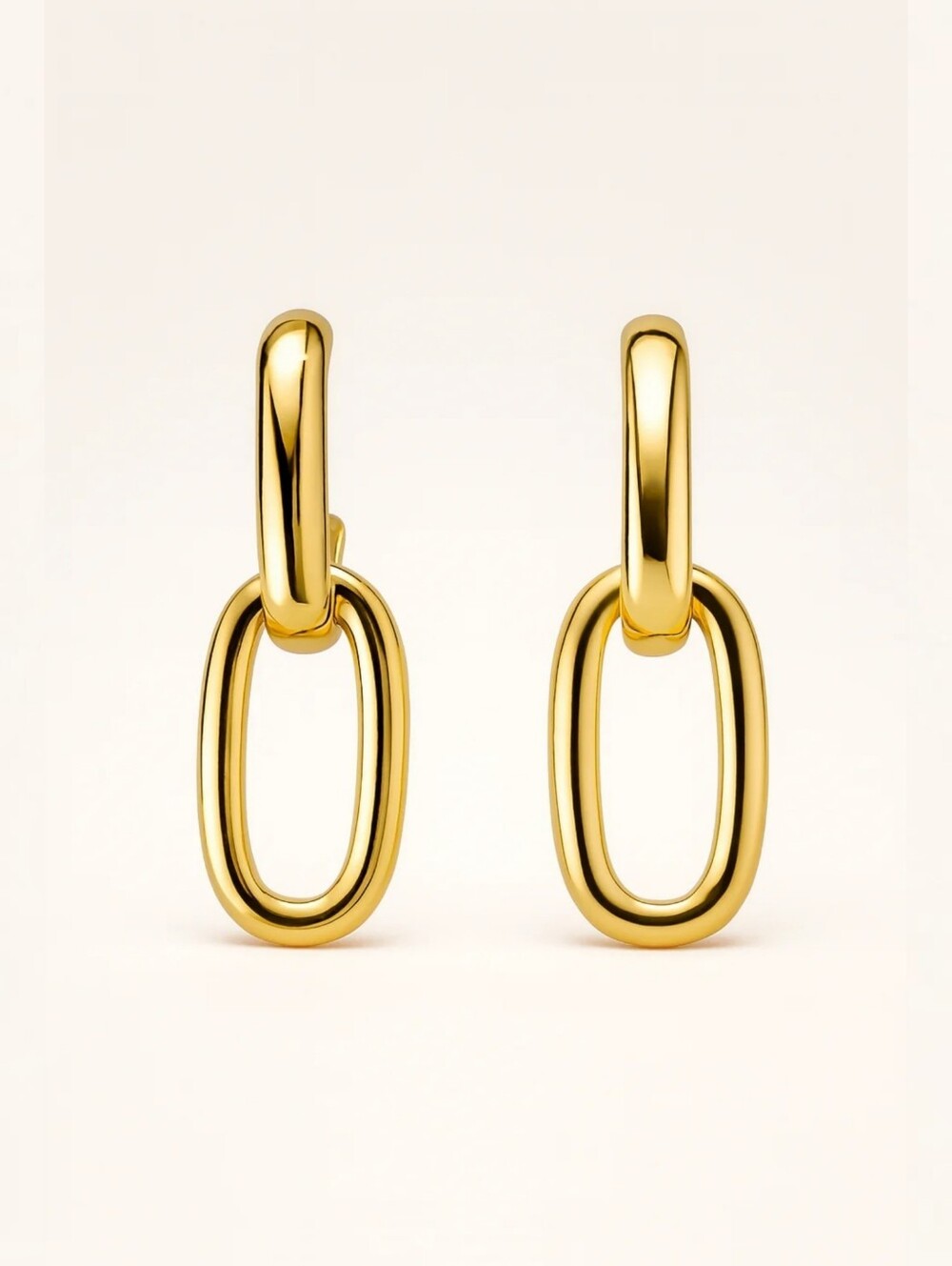14K Gold Plated Copper Dangle Earrings NWOT